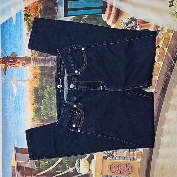 7 For all Mankind High Waist Skinny Jeans 26 - Picture 3 of 5